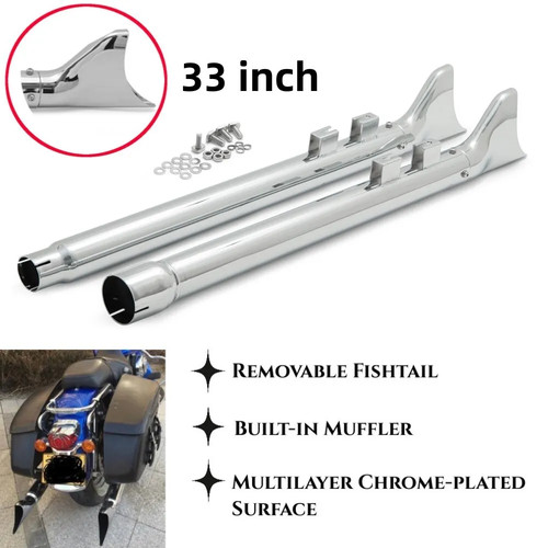 échappement queue de - 33", en