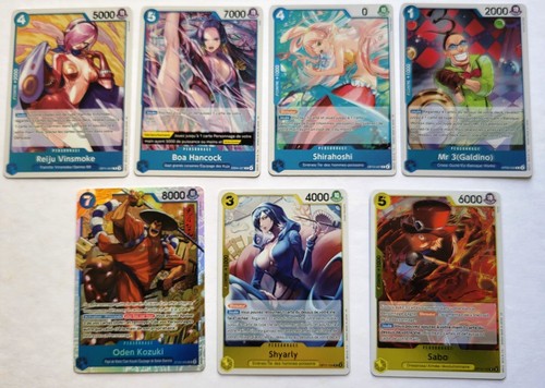 Lot cartes one piece card - 7,