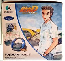 LOGITECH INITIAL D GT FORCE EDITION, SONY PLAYSTATION 2, PS2, JAPAN MARKET, JDM