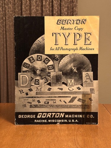George gorton machine 1947 - gorton,