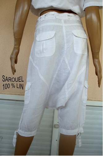 Pantalon ete sarouel detente - d,