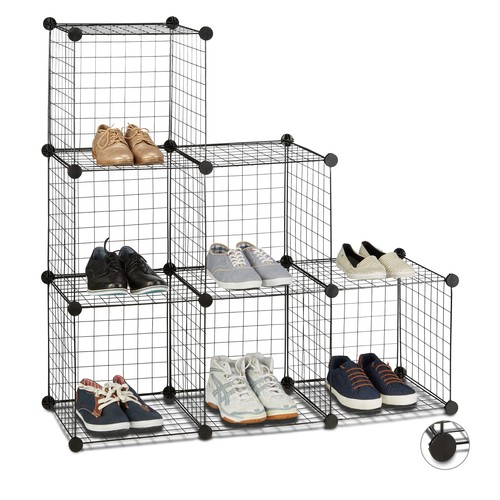 Système étagère grille - d'étagère, en