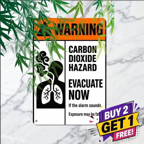 Carbon dioxide gas hazard - gas,