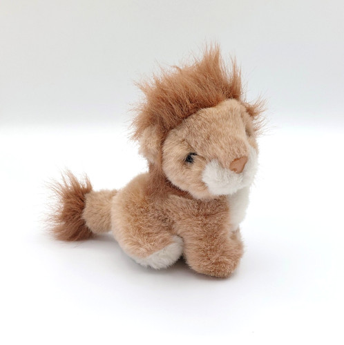 Petite peluche lion beige