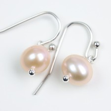 boucles d'oreilles perles de