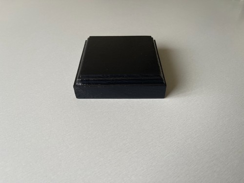 Socle bois peint noir - en,