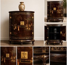Chinese Lacquer Cabinet Hand