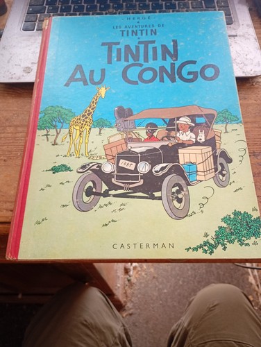 Tintin congo herge - tintin,