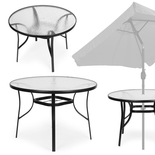 Table jardin ronde 105 cm - jardin,