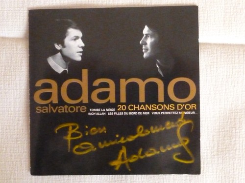 Salvatore adamo signé - adamo, /