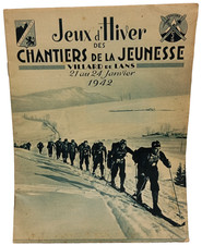 /09/25 (CBR451) REVUE JEUX D'HIVER DES CHANTIERS DE LA JEUNESSE VERCORS 1942