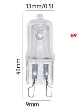 1 Ampoule Halogène G9 40W 220V pour Lampe Lustre Four résistant chaleur 40 220