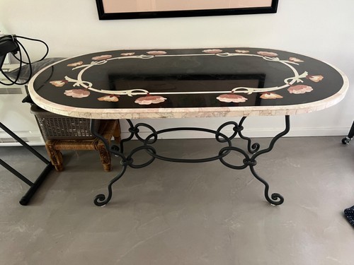 Table pierre italienne - table,