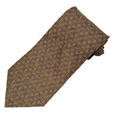 Men's Silk Tie Calvin Klein Necktie Made in USA Basket Weave Pattern