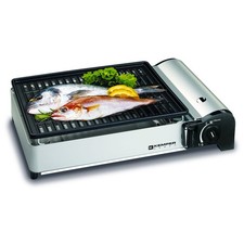 Barbecue grill portable à gaz KEMPER 1.9 KW compact plaque anti adhesive balcons