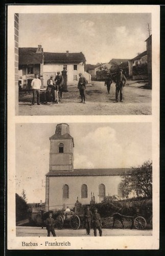 Cpa barbas diverses vues 1916 - cpa,