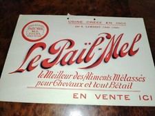 PUBLICITE CARTON LE PAIL- MEL