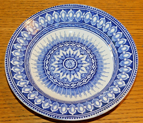 Ancien assiette soupe longwy - soupe,