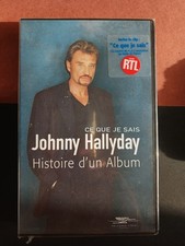 CASSETTE VHS JOHNNY HALLYDAY CE QUE JE SAIS NEUF SOUS BLISTER