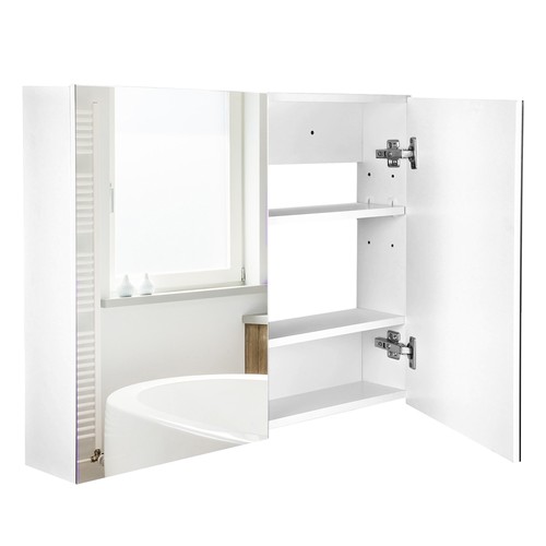 Homcom armoire murale - salle, de