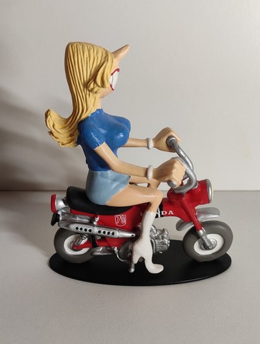 Figurine moto résine joe - figurine,