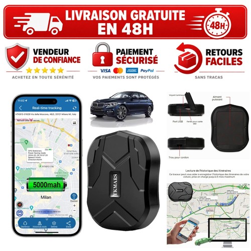 Traceur gps voiture - gps,
