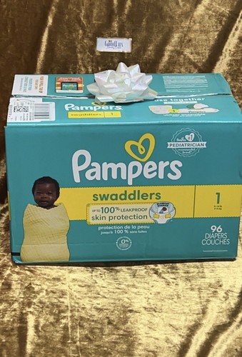 New pampers swaddlers - new, active