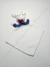 Doudou Plat/Mouchoir Lapin