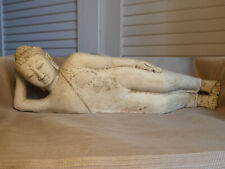 Bouddha Couché en Plâtre /