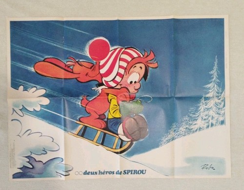 Poster spirou supplément 1864 - poster,