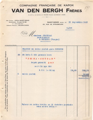 1931 compagnie francaise - 1931,