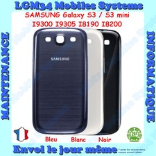 FACE ARRIERE SAMSUNG GALAXY S3 ET S3 MINI CACHE COUVERCLE BATTERIE