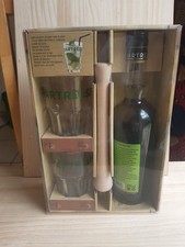 RARE 2020 CHARTREUSITO Green Chartreuse Box + Glasses + Cocktail Pestle