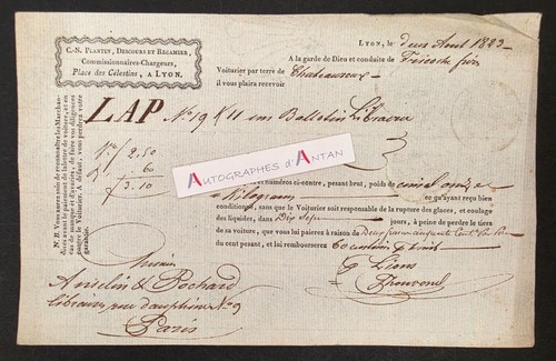 Lyon 1823 plantin descours - ●,
