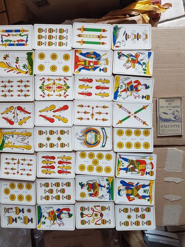 Ancien jeu carte - 48,
