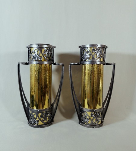 Paire vases epoque art - de,