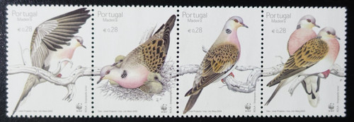 Timbres madère oiseaux - de,