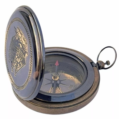 Boussole poche laiton - boussole,