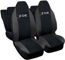 Housses de Siège Compatible Avec Zoe Liners Voiture Sièges Noir - Gris Foncé
