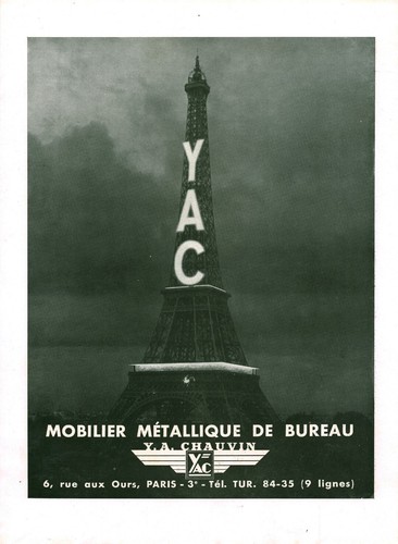 Publicité ancienne mobilier