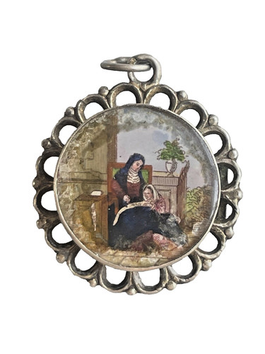 Pendentif reliquaire napoléon - pendentif,