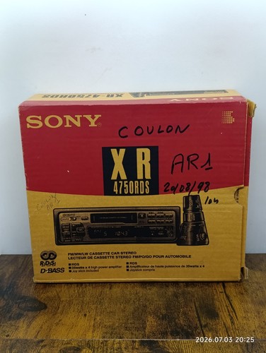 Autoradio sony 4750rds - sony, xr-4750rds