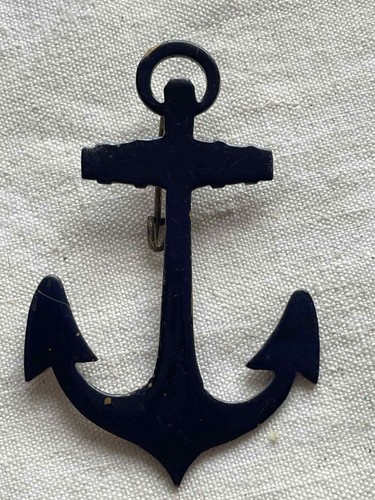 Ancien insigne broche ancre - insigne/broche, de