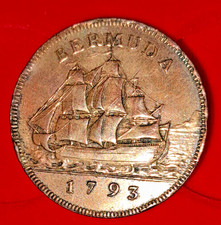 BERMUDA PENNY 1793 Monnaie