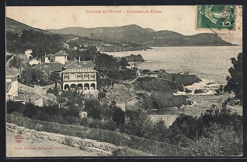 Cpa corniche estérel - cpa,