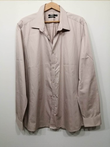 Chemise beige coton - , satiné