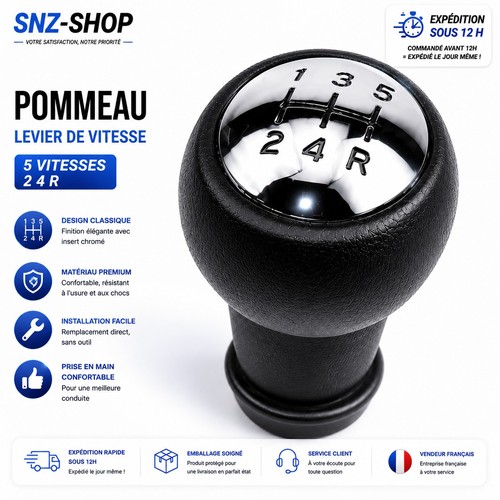 Pommeau levier vitesse - de,