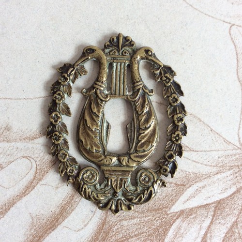 Entrée serrure cygne - serrure, lyre