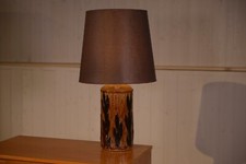 Lampe en céramique décor