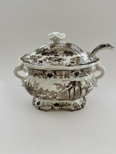 Antique more stone - chine, brown